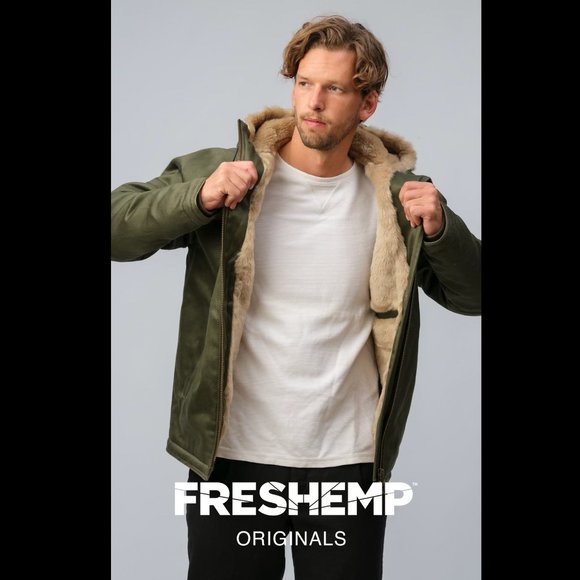 Men's Original Hemp Jacket BLACK by FRESHEMP (FHM) - Picture 9 of 10